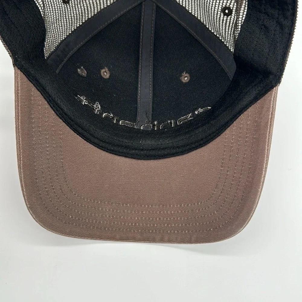 CARHARTT Embroidered Brown SnapBack Trucker Hat‎